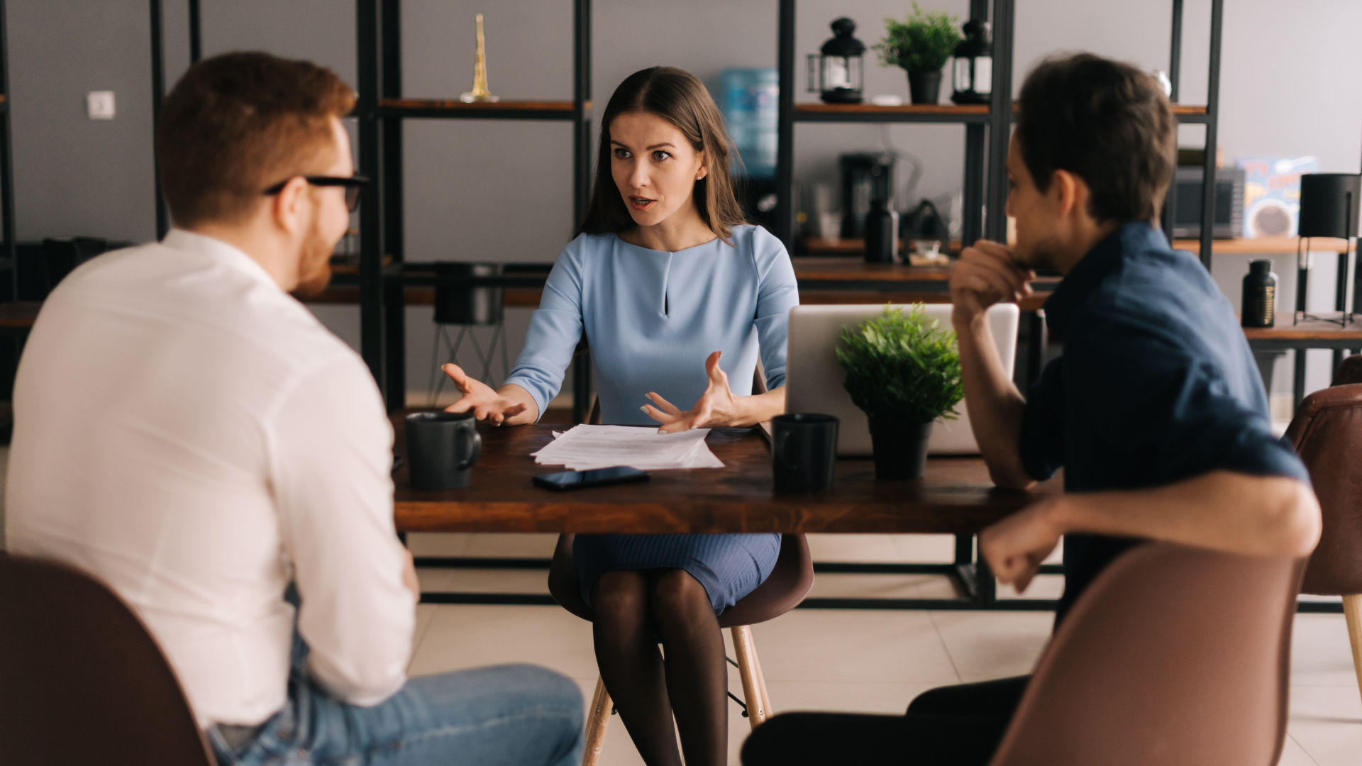 Tikova team in a collaborative meeting